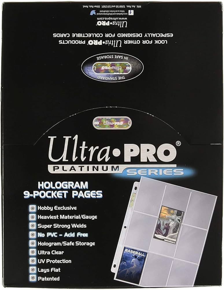 Ultra Pro Hologram 9-Pocket Pages Box