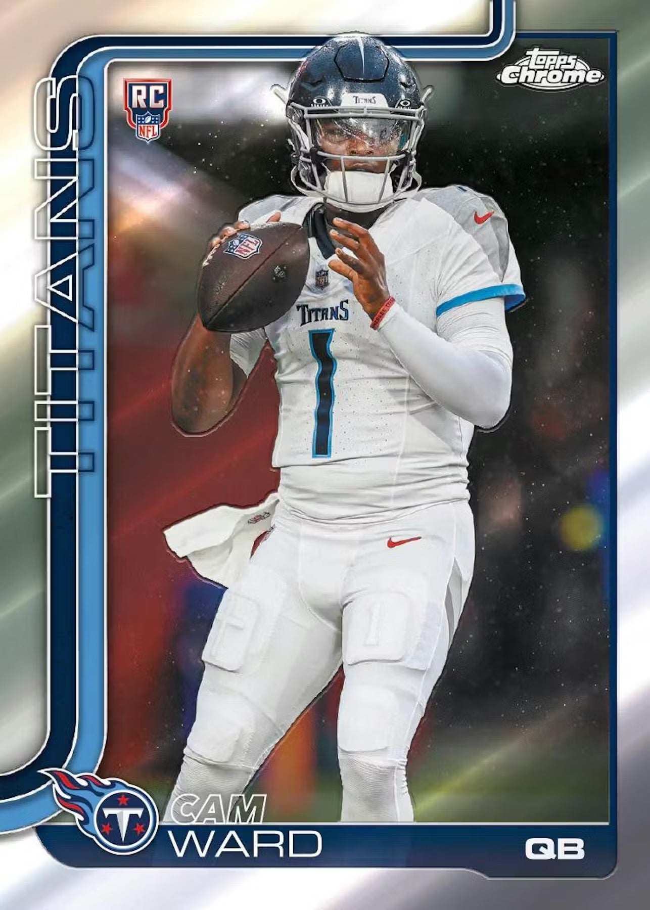 2025 Topps Chrome Football Blaster Box