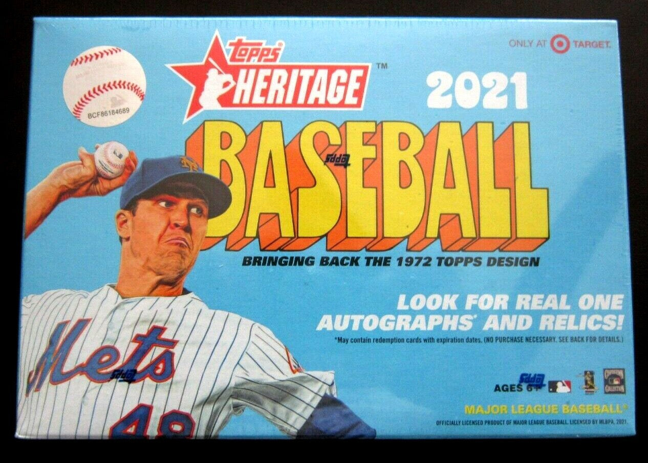 2021 Topps Heritage Baseball Target Mega Box
