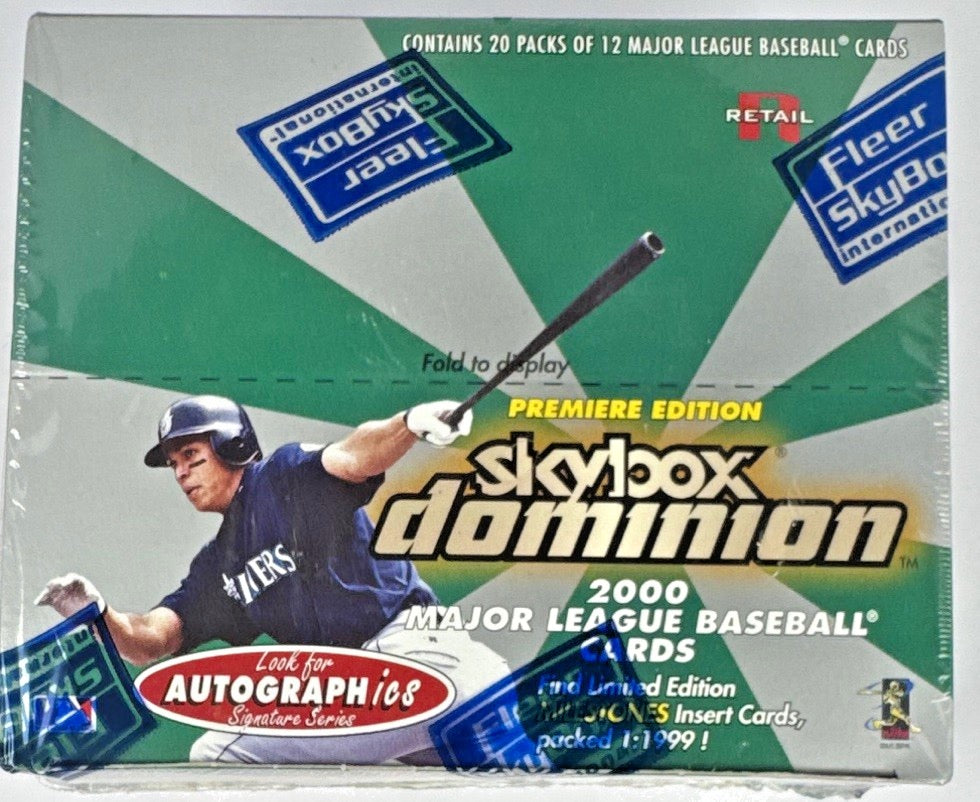 2000 SkyBox Dominion Premiere Edition Baseball MLB Factory Sealed Retail Box