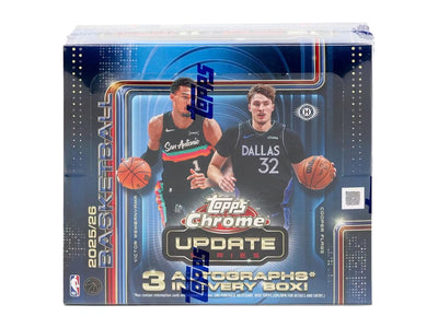 2025/26 Topps Chrome Update Series Basketball Hobby Jumbo Box