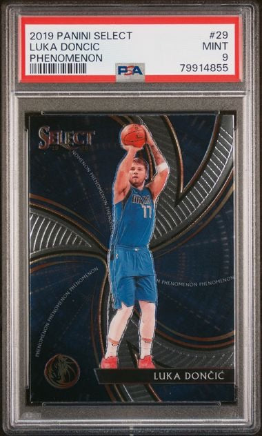 2019 Panini Select #29 Luka Doncic Phenomenon PSA 9