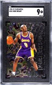 1996-97 Fleer Metal #181 Kobe Bryant SGC 9