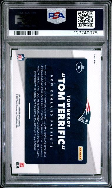 2017 Panini Optic #15 Tom Brady AKA PSA 10