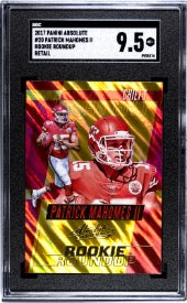 2017 Panini Absolute #20 Patrick Mahomes Rookie Roundup Retail SGC 9.5