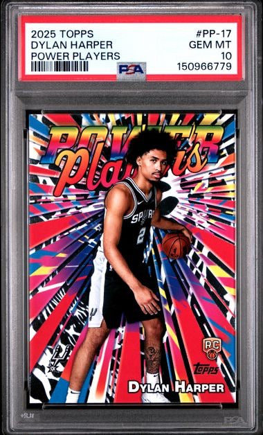 2025 Topps #PP-17 Dylan Harper Power Players PSA 10