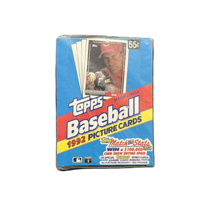 1992 Topps Baseball Sealed Box