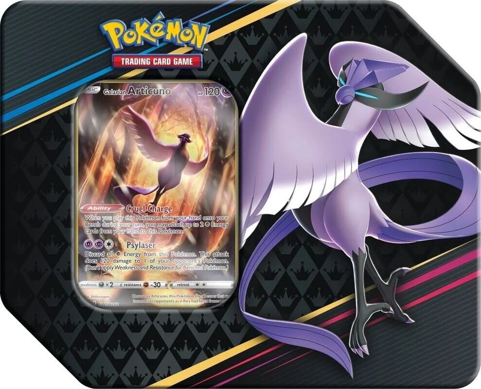 2023 Pokemon Crown Zenith Tin [Galarian Articuno]