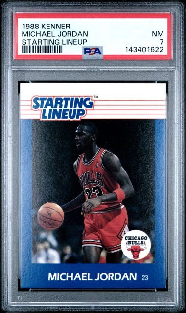 1988 Kenner Michael Jordan Starting Lineup PSA 7