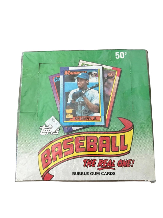 1990 Topps MLB Baseball Cello Box 36 Sealed Packs Frank Thomas RC Sammy Sosa RC