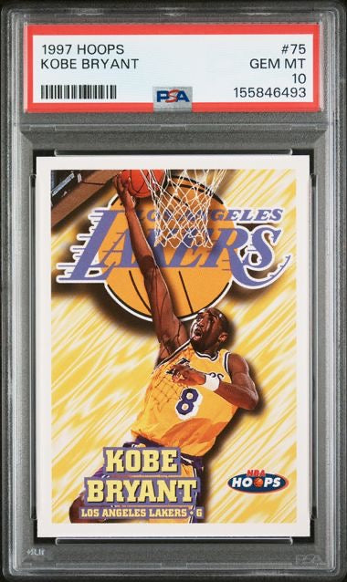 1997 Hoops #75 Kobe Bryant PSA 10