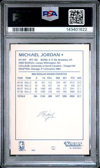 1988 Kenner Michael Jordan Starting Lineup PSA 7