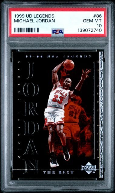 1999 Upper Deck Legends #86 Michael Jordan PSA 10