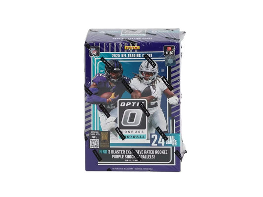2025 Panini Donruss Optic Football 6-Pack Blaster Box (Purple Shock Parallels!)