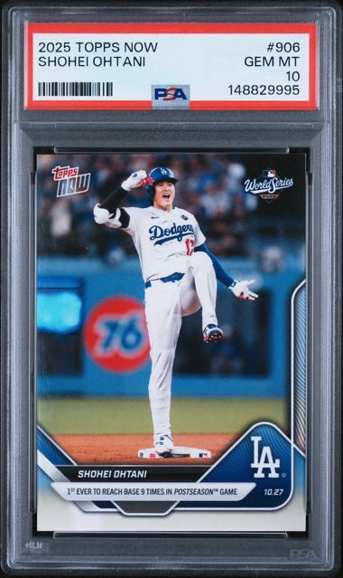 2025 Topps Now #906 Shohei Ohtani PSA 10