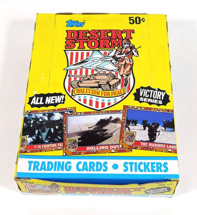 1991 Topps Desert Storm Trading Card 36ct Full Box Unopened Cards Victory Series