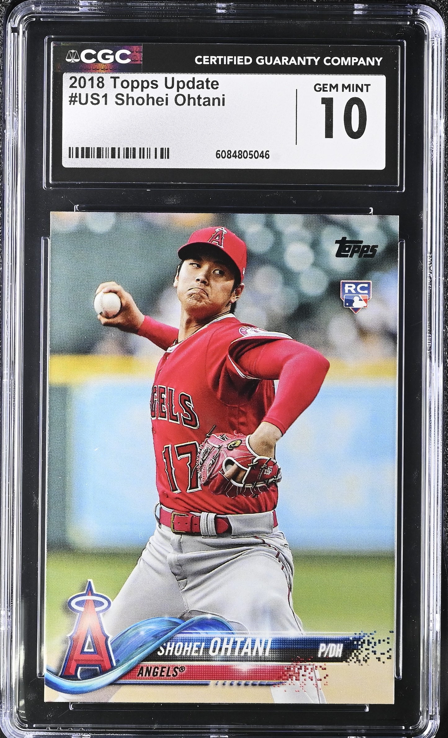 2018 Topps Update #US1 Shohei Ohtani Rookie RC CGC 10