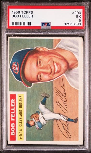 1956 Topps #200 Bob Feller PSA 5