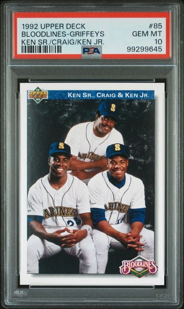 1992 Upper Deck #85 Bloodlines Griffey's PSA 10