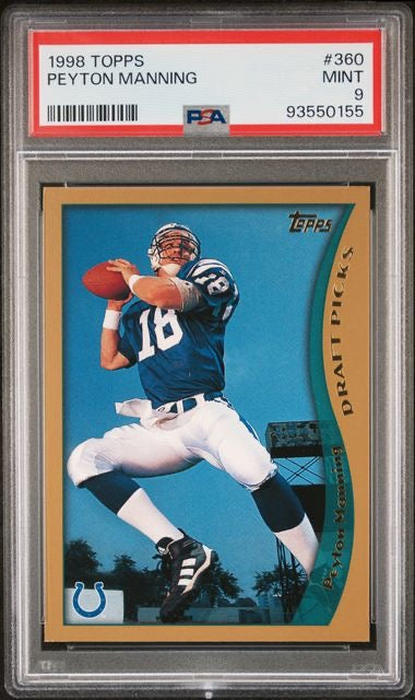 1998 Topps #360 Peyton Manning Rookie RC PSA 10