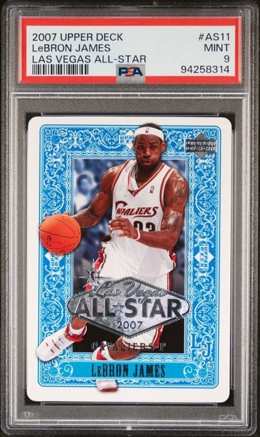 2007 Upper Deck #AS11 Lebron James Las Vegas All-Star PSA 9