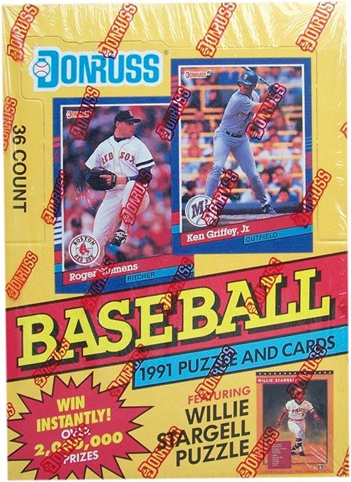 1991 Donruss Baseball Hobby Box