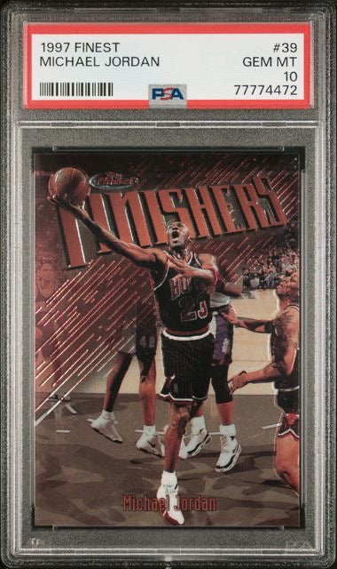 1997 Finest #39 Michael Jordan PSA 10