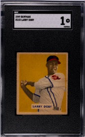 1949 Bowman #233 Larry Doby SGC 1