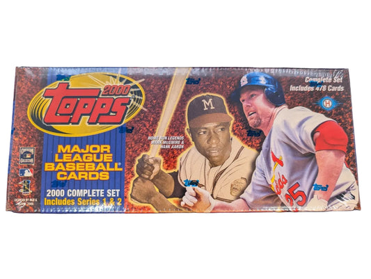 2000 Topps Baseball Hobby Set (Red Box) Factory Sealed