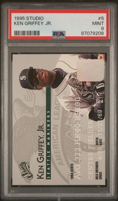 1995 Studio #5 Ken Griffey Jr. PSA 9