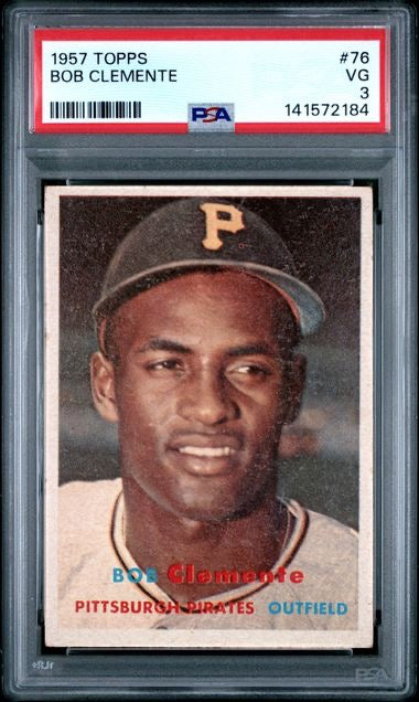 1957 Topps #76 Bob Clemente PSA 3