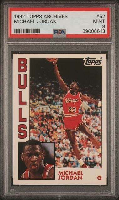 1992 Topps Archives #52 Michael Jordan PSA 9