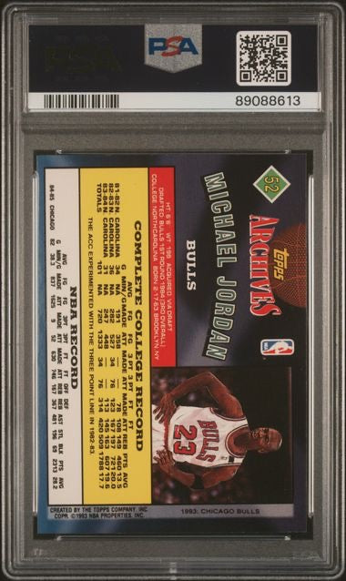 1992 Topps Archives #52 Michael Jordan PSA 9