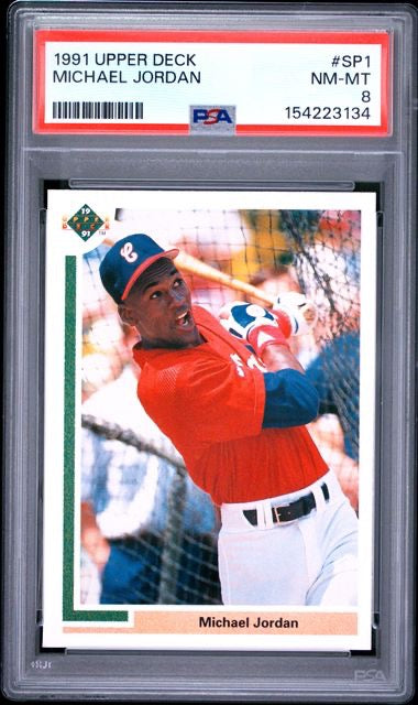 1991 Upper Deck #SP1 Michael Jordan PSA 8