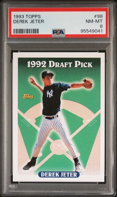 1993 Topps #98 Derek Jeter PSA 8