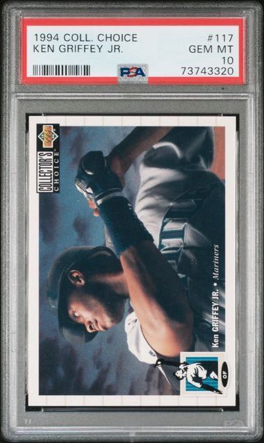 1994 Collectors Choice #117 Ken Griffey Jr. PSA 10