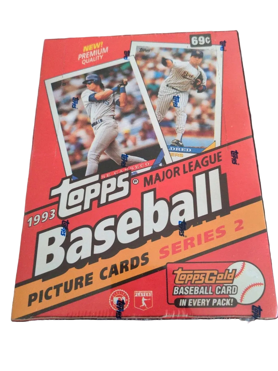 1993 Topps Series 2 Baseball Card Sealed Box – 36 Unopened Packs