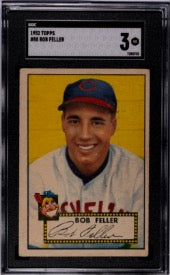 1952 Topps #88 Bob Feller SGC 3