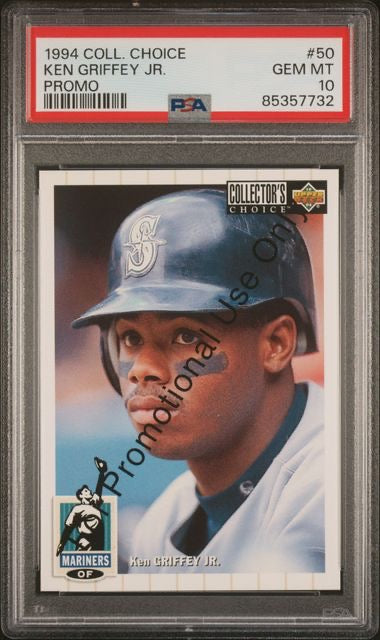 1994 Collectors Choice #50 Ken Griffey Jr. Promo PSA 10