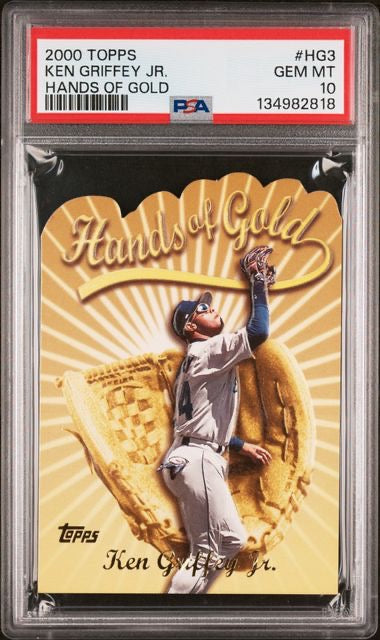 2000 Topps #HG3 Ken Griffey Jr. Hands of Gold PSA 10