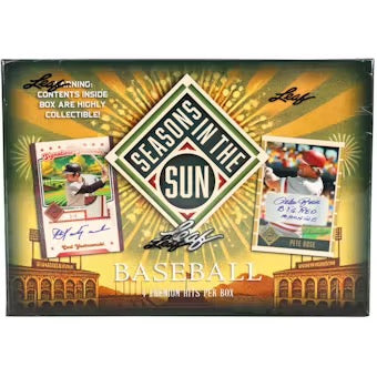 2025 Leaf Baseball Seasons in The Sun Hobby Box