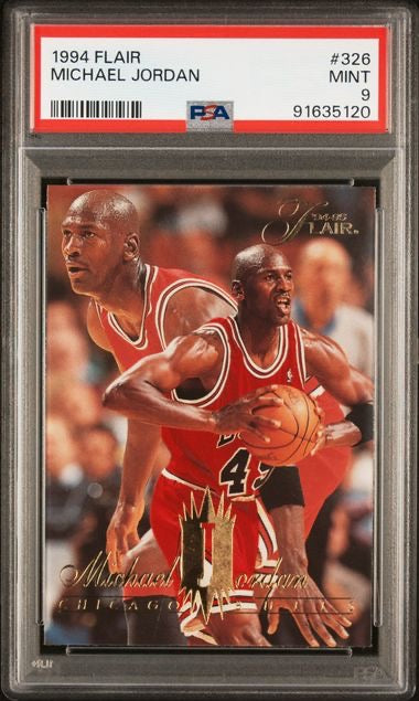 1994 Flair #326 Michael Jordan PSA 9