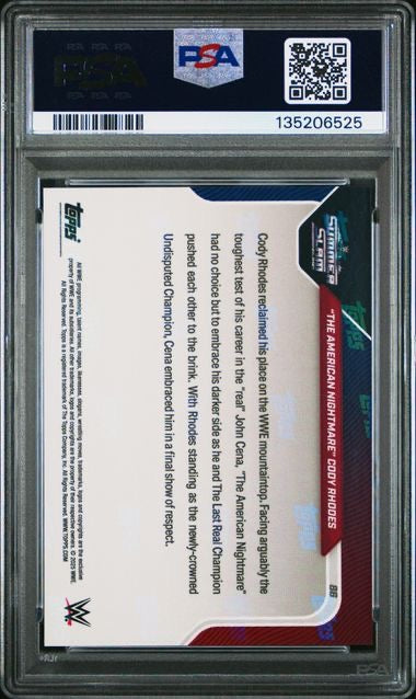 2025 Topps Now WWE #86 Cody Rhodes PSA 10