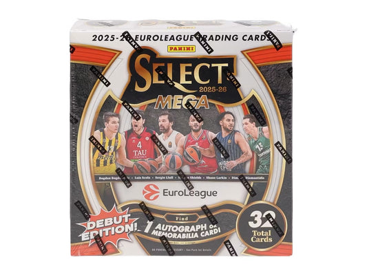 2025/26 Panini Select EuroLeague Basketball Hobby Mega