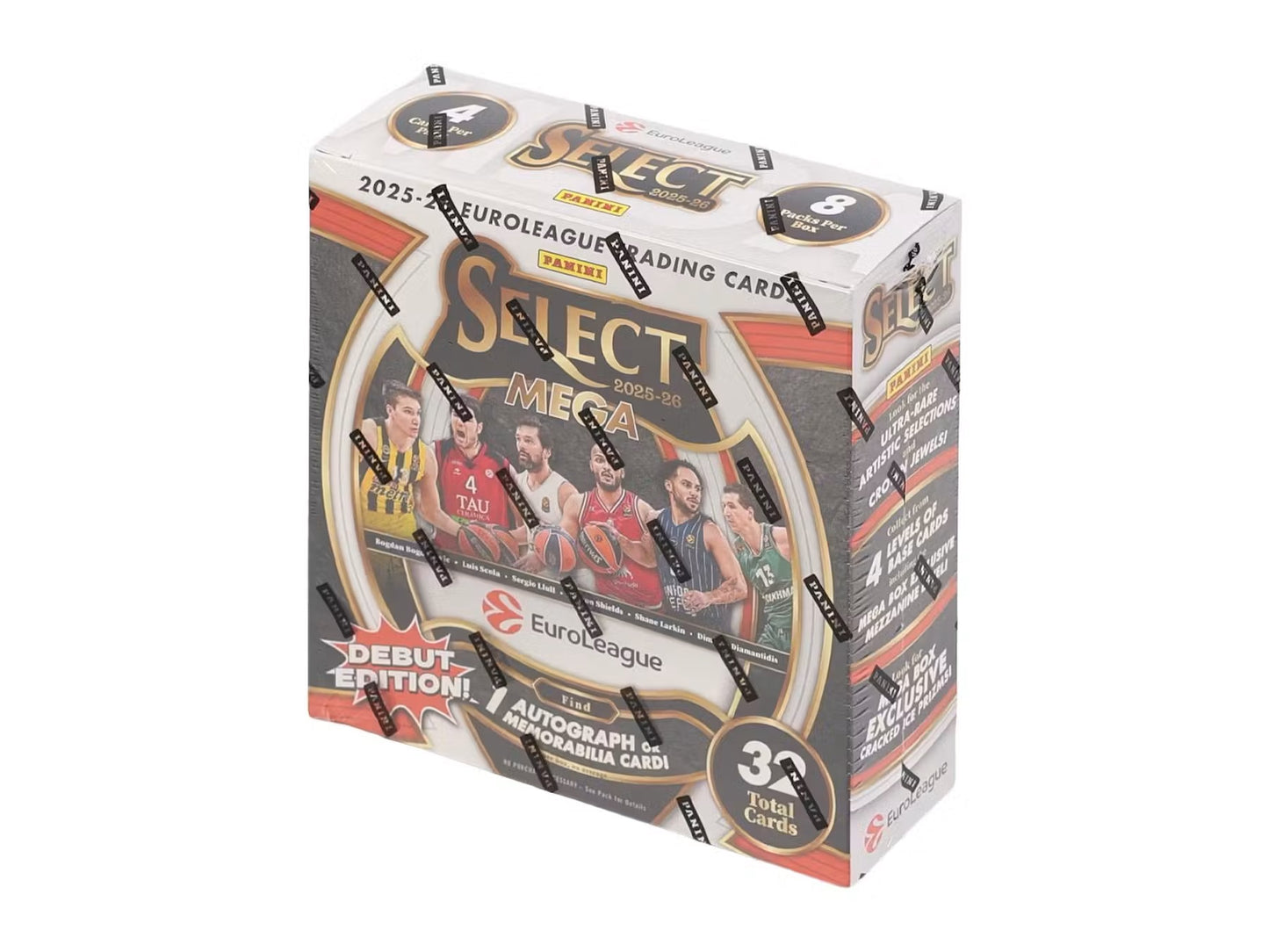 2025/26 Panini Select EuroLeague Basketball Hobby Mega