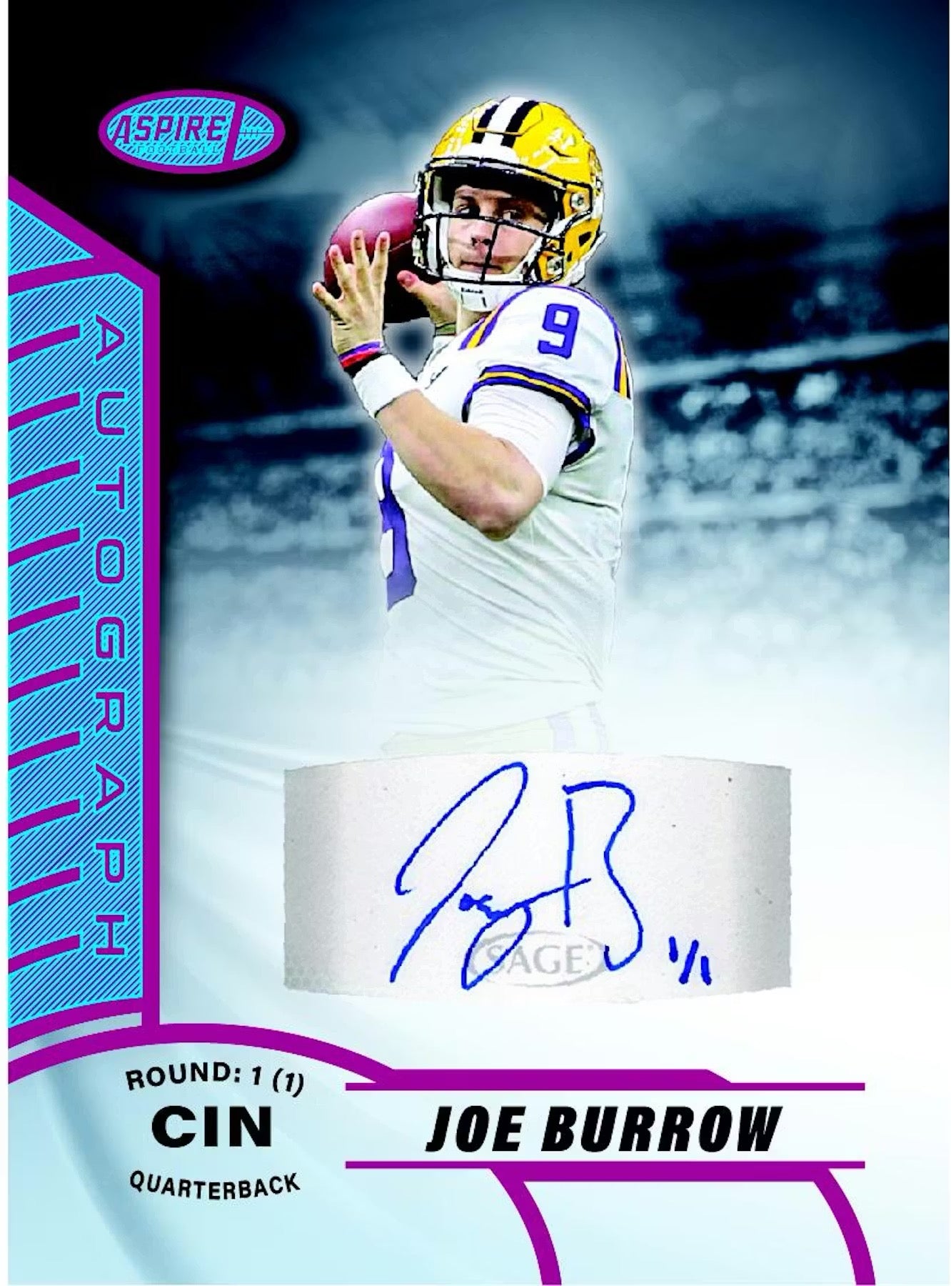 2020 Aspire Football Hobby Box