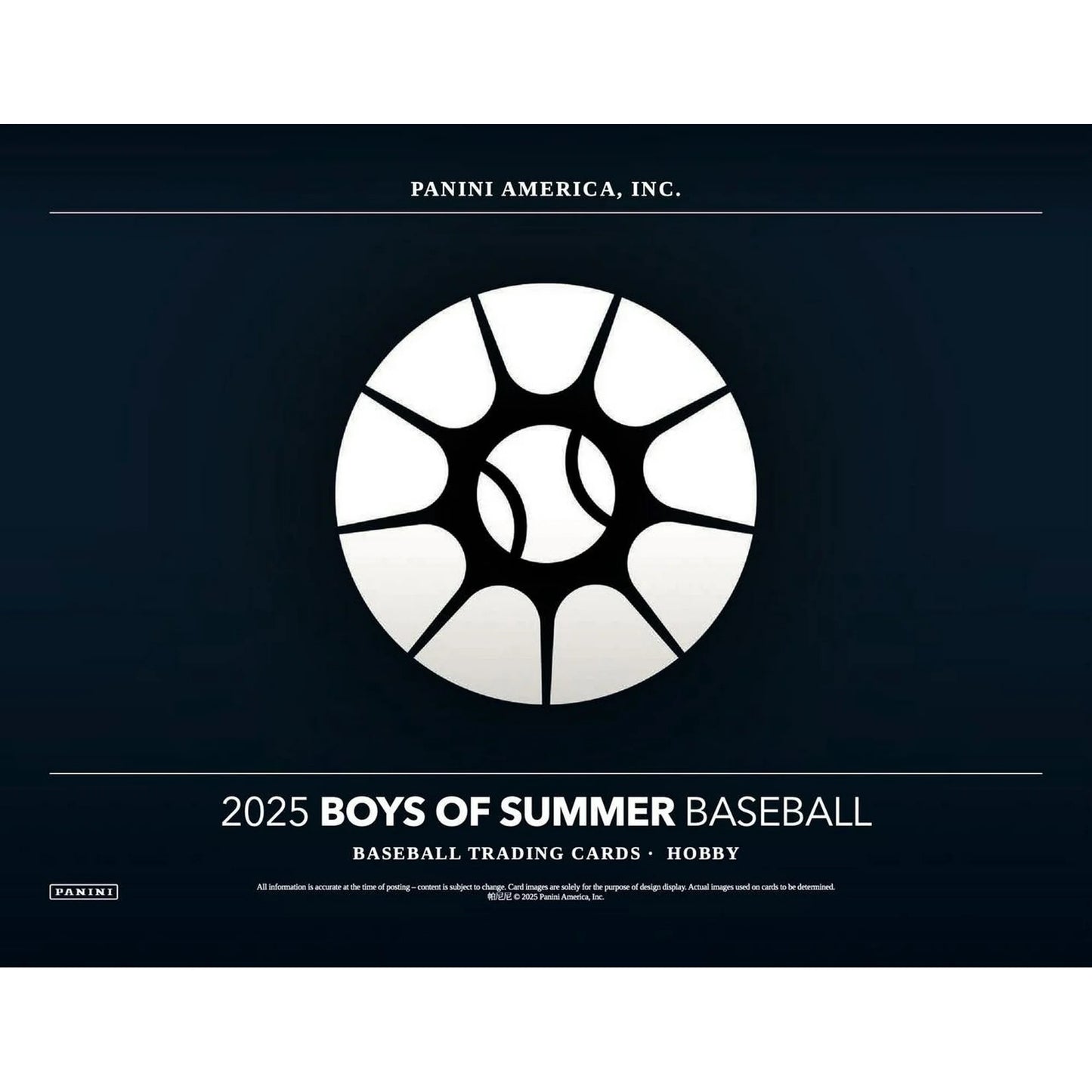 2025 Panini Boys of Summer Baseball Hobby Box