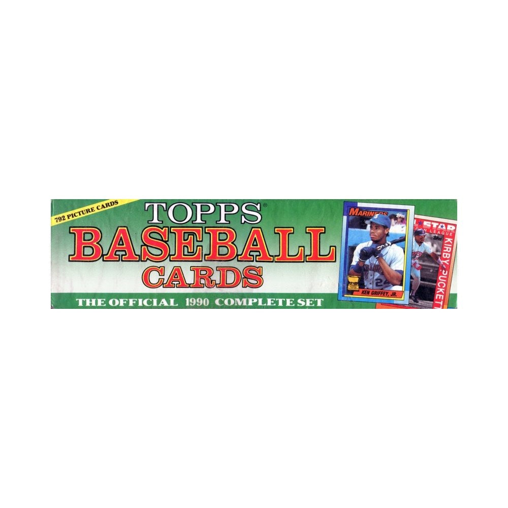 1990 TOPPS BASEBALL MLB COMPLETE SET 792 PICTURE CARDS