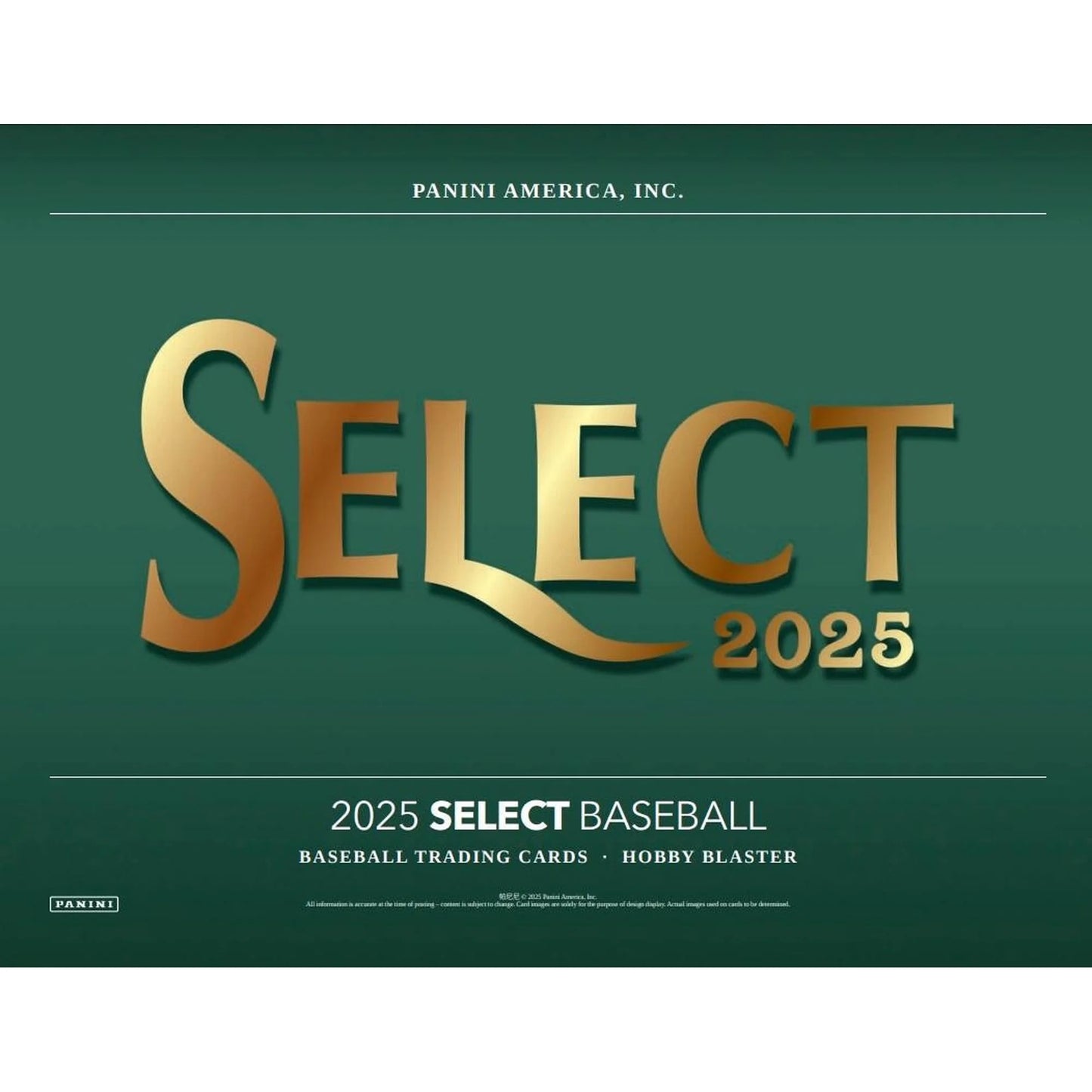 2025 Panini Select Baseball 6-Pack Hobby Blaster Box