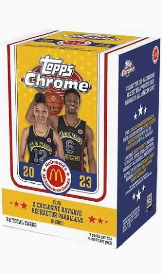 2023 Topps Chrome McDonalds Basketball Blaster Box